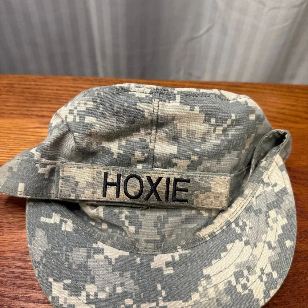 US Army ACU Digital Camo Patrol Cap Hat Size 7 5/8 military‎ tactical